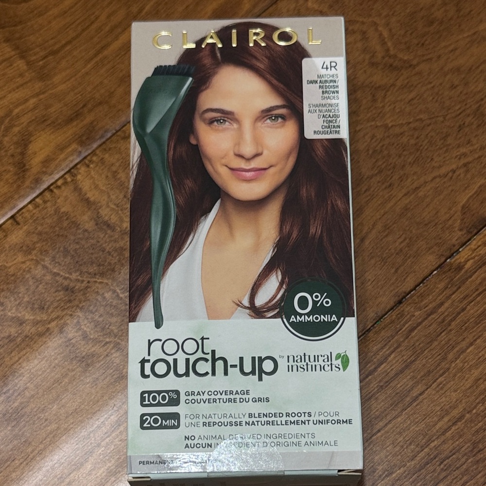NWT Clairol Root Touch-Up Hair Color - 4R Dark Auburn